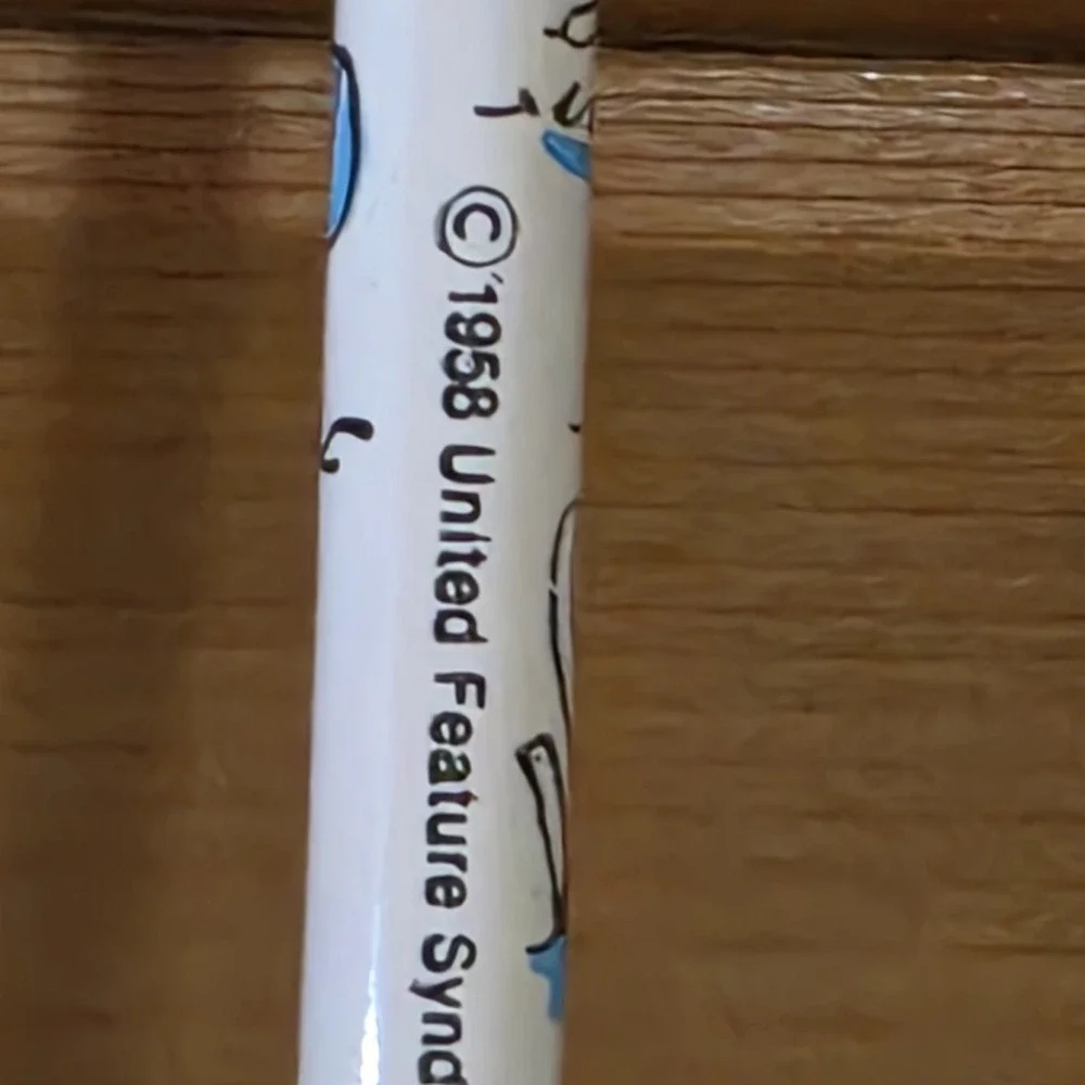 Vintage Peanuts Snoopy Charlie Brown 1950s 1960s Empire Pencil Company 3 pencils
